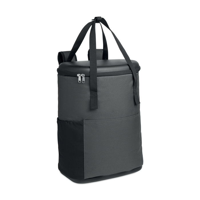 Sac à dos personnalisé isotherme 20 L en RPET Coldi gris pierre